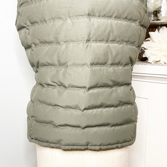 Eddie Bauer Green Goose Down Vest Jacket Waterproof Small - Picture 9 of 16